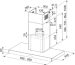 Franke Mythos Fcr 625 Tc Bk/xs Ng Davlumbaz - 325.0653.923 - Davlumbaz - 1