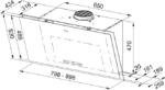 Franke Maris Fma 2.0 Pro 907 Bk Davlumbaz - 330.0682.357 - Davlumbaz - 21