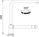 Franke Neptun Style Window Solutıon Eviye Armatürü - 115.0263.158 - Mutfak Eviye Bataryaları - 5