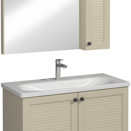 Isvea Mergo Lavabo Ünitesi, 100 cm, Aytaşı - 24MGS239100I - Banyo Dolapları
