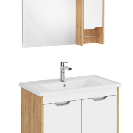 Isvea Pavıa Lavabo Ünitesi, 65 cm, Beyaz - Detroit - 24PNS452065I - Banyo Dolapları