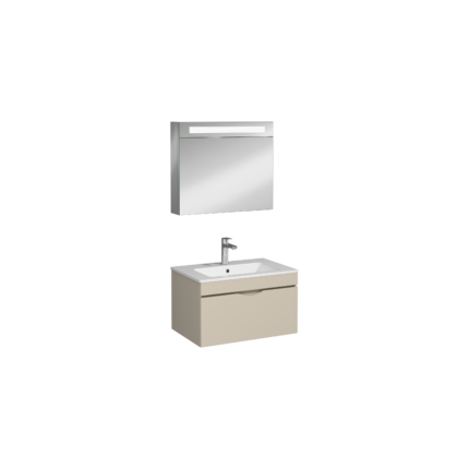 Isvea Roya Lavabo Ünitesi, Tek Çekmeceli, 70 cm, Kum Beji - 21RYS926070I - Banyo Dolapları
