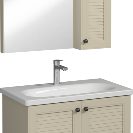 Isvea Mergo Lavabo Ünitesi, 80 cm, Aytaşı - 24MGS239080I - Banyo Dolapları