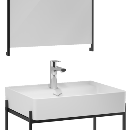 Isvea Parma Lavabo Ünitesi, 60 cm, Metal Profil - 22PRS040060I - Banyo Dolapları