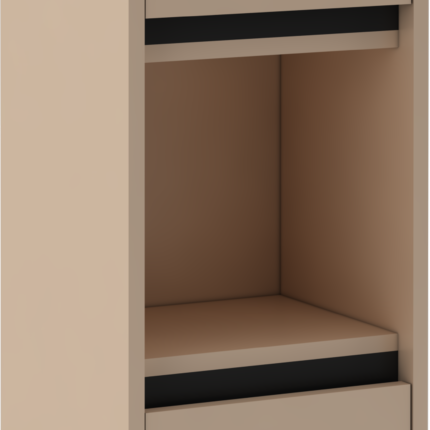 Isvea Bella Lavabo Ünitesi, 90 cm, Cappucino, Sol - 24BL3292035I - Banyo Dolapları