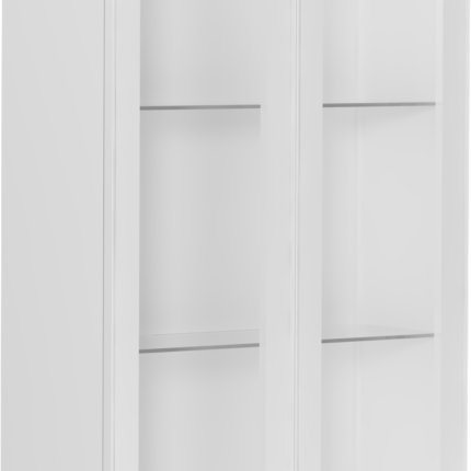 Isvea Infinity Art Cam Kapaklı Dolap, 60 cm, Led’li Beyaz - 21AR1771560I - Banyo Dolapları