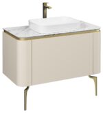 Isvea Glorıa Lavabo Ünitesi, 100 cm, Krem - 21GLS221101I - Banyo Dolapları - 1