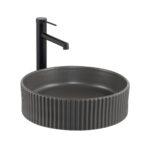 Lena E-W1001MF Tezgah Üstü Mat Füme Lavabo