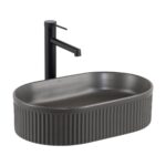 Lena E-W1002MF Tezgah Üstü Mat Füme Lavabo