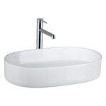 Lena E-W1202 Tezgah Üstü Lavabo Parlak Beyaz