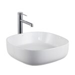 Lena E-W1203 Tezgah Üstü Lavabo Parlak Beyaz