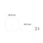 Lena E-W1203MM Tezgah Üstü Lavabo Mat Mavi - Görsel 2