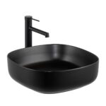 Lena E-W1203MS Tezgah Üstü Lavabo Mat Siyah