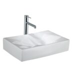 Lena E-W2000 Tezgah Üstü Lavabo Parlak Beyaz