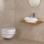 Lena E-W3000 Tezgah Üstü Lavabo Parlak Beyaz - Görsel 3