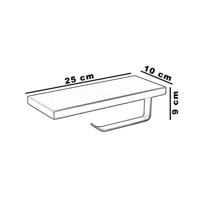 fj-10503-mat-siyah-tuvalet-kagitligi-f3-49c.jpg Fontana FJ-10503 Mat Siyah Tuvalet Kağıtlığı - Görsel 2