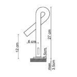 Fontana FK-6115 Mat Siyah Lavabo Batarya - Görsel 2