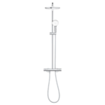 Grohe Tempesta System 250 Duvara Monte Termostatik Bataryalı Duş Kolonu, Krom-Beyaz - Görsel 3