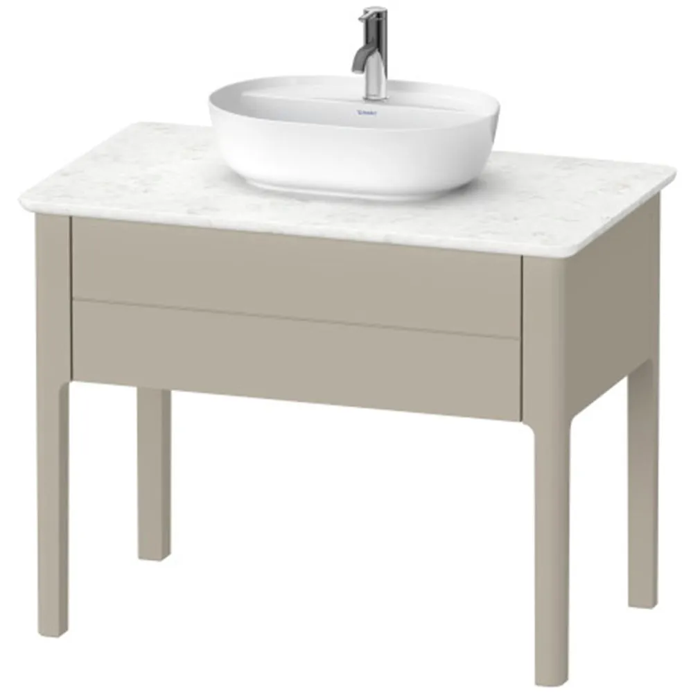 Duravit Luv Lavabo Dolabı 100 cm Taupe Saten Mat - LU956406060 - BANYO DOLABI