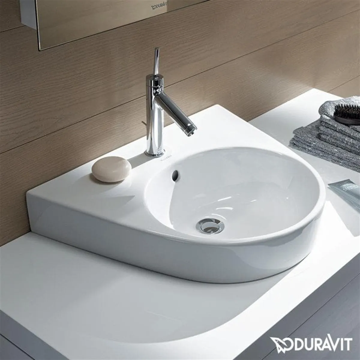 Duravit Starck 2 Tezgah Üstü Lavabo, 60 cm - 2323600027 - Duravit Kampanyalı Ürünler, Tezgah Üstü Lavabo