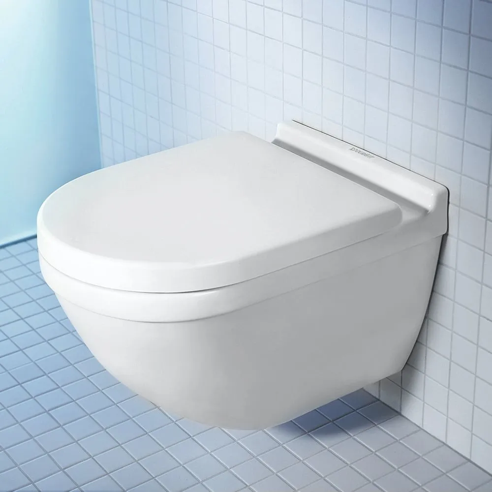 Duravit Starck 3 Rimless Kanalsız Asma Klozet - 2527390075 - Asma Klozet